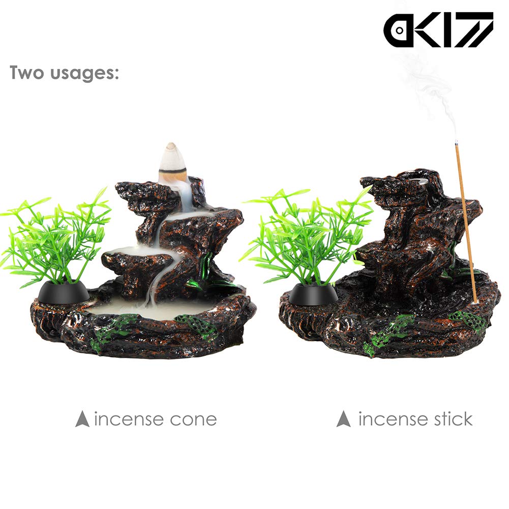 Amazon.com: DK177 Incense Holder Waterfall Incense Burner Ceramic